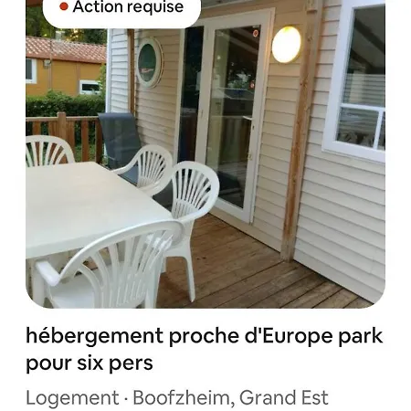 Mobil home proche d'Europa park et Rulantica 6 pers 3 chambres Camping