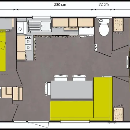 Mobil Proche D'europa Park Et Rulantica 6 Pers 3 * Boofzheim