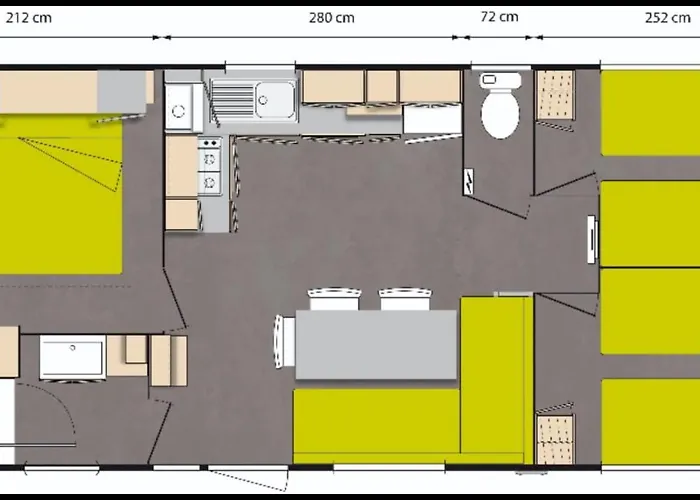 Mobil Proche D'europa Park Et Rulantica 6 Pers 3 * Boofzheim